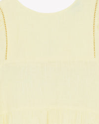 Robe Lorette en coton - Limoncello