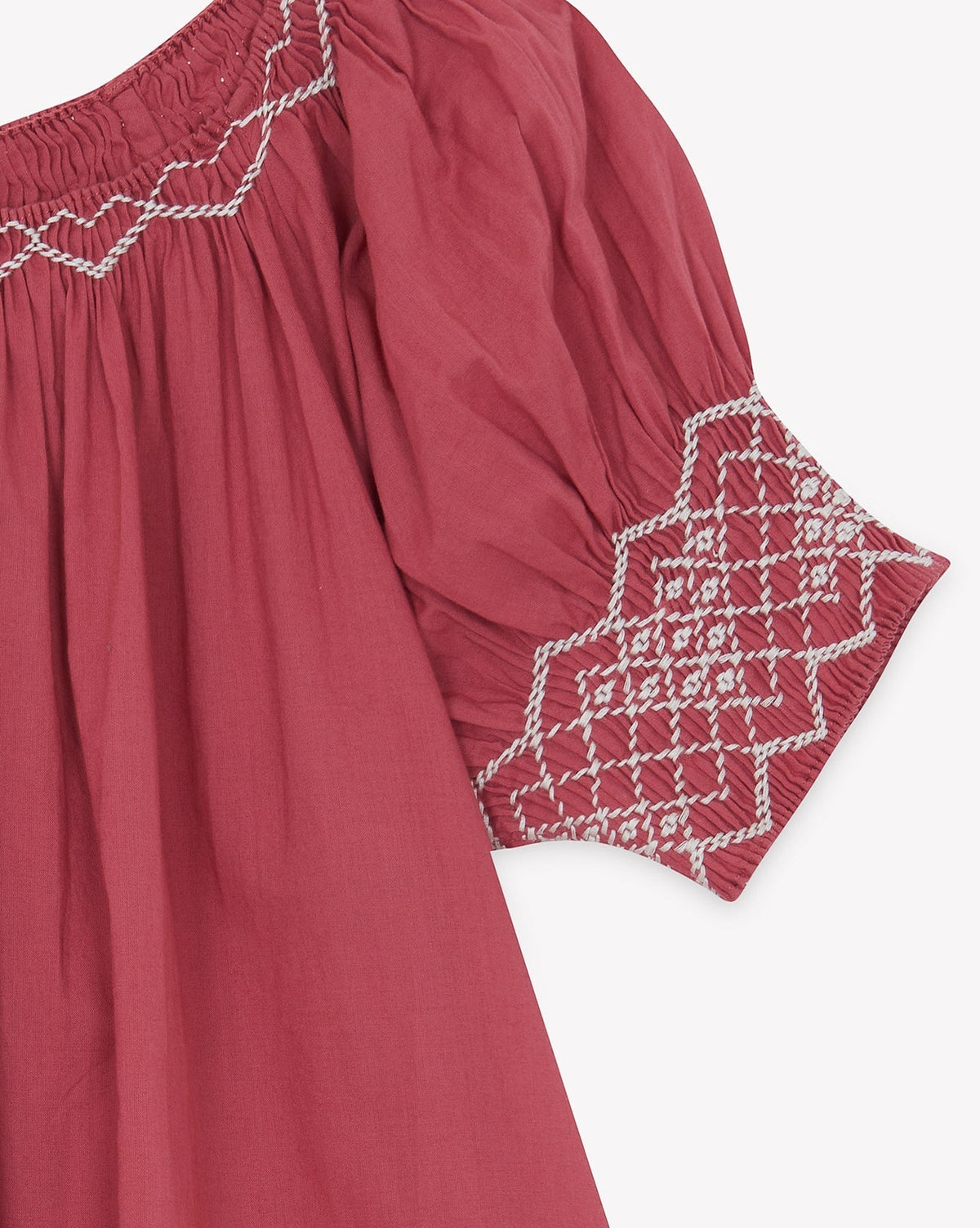 Robe Lesia en coton - Rose Vespa