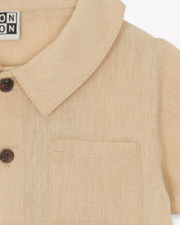 Lilo cotton jumpsuit - Sieste Beige