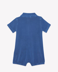 Lewis cotton jumpsuit - Mediterranean Blue