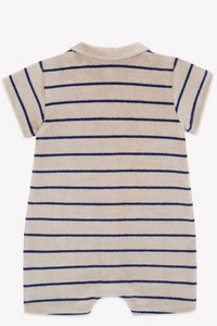 bleu nuit // Combi Lilo rayé