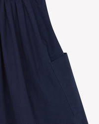 Robe Lucienne en coton - Bleu Nuit