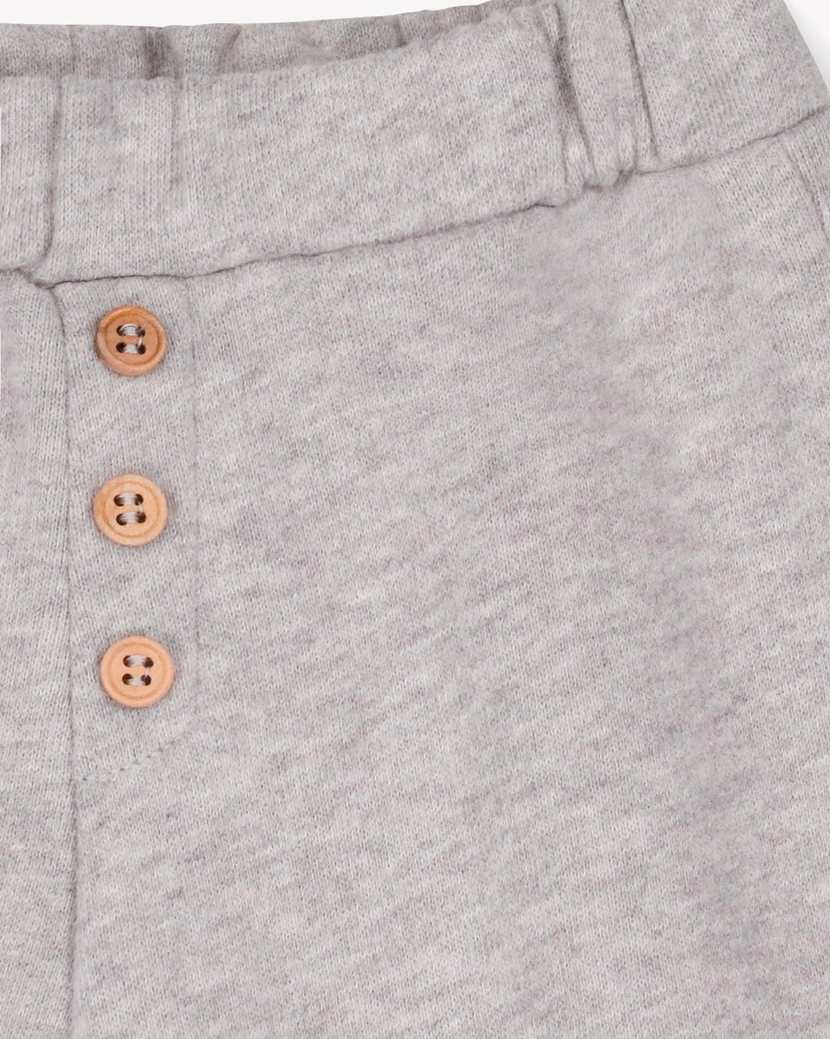 Lightweight cotton jogging bottoms - Heather grey