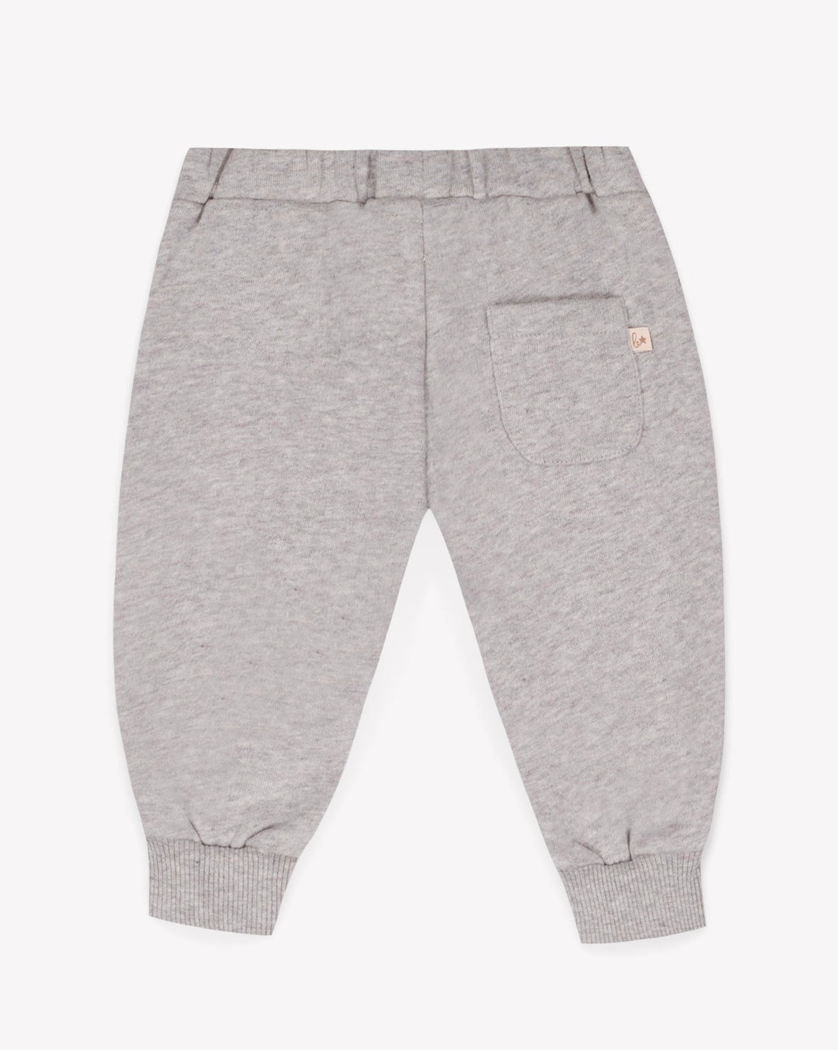 Lightweight cotton jogging bottoms - Heather grey