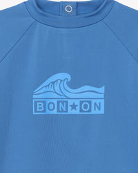 Maillot de bain t-shirt Leash - Bleu Méditerranée