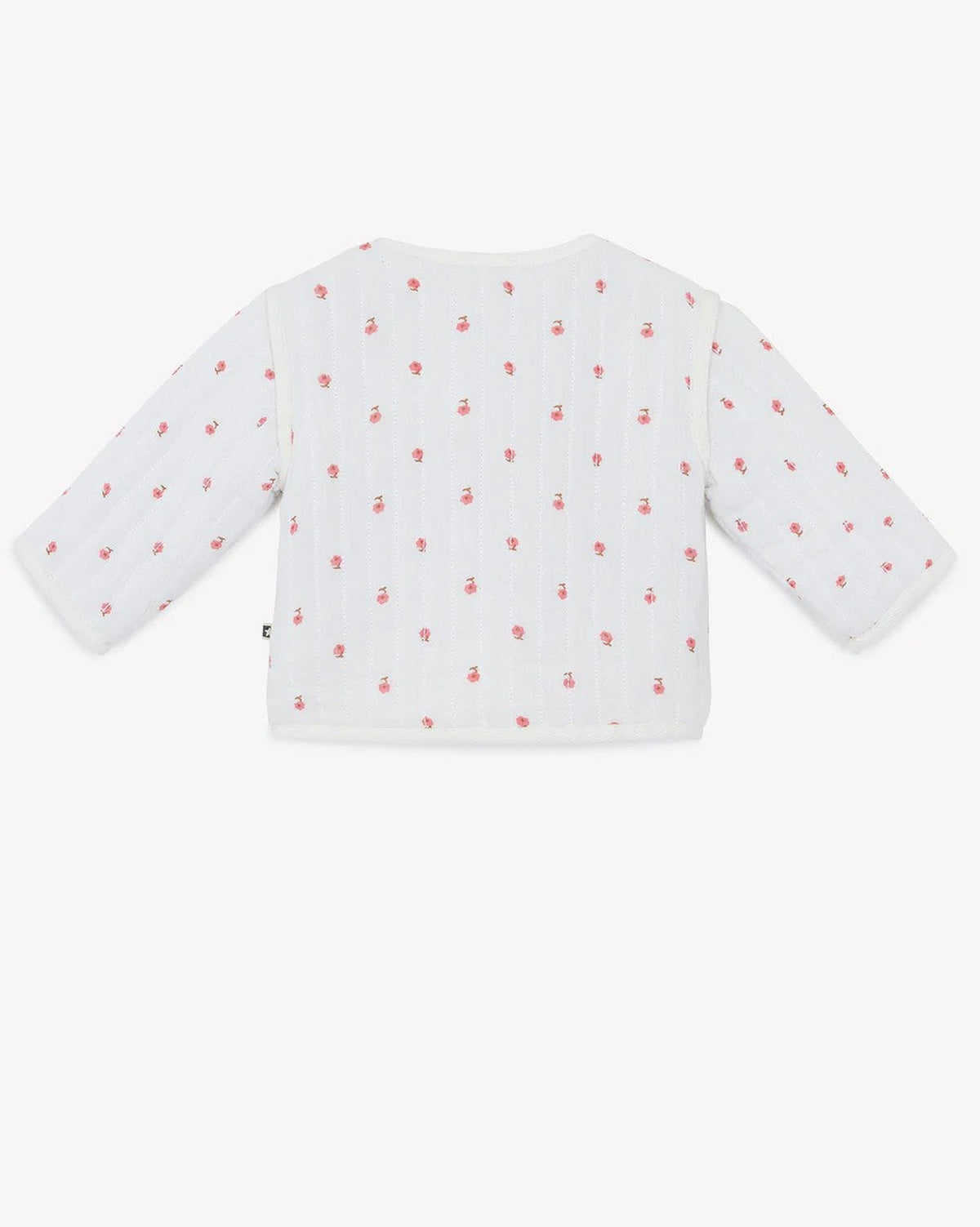 Louana printed cotton jacket - Ecru Bonton