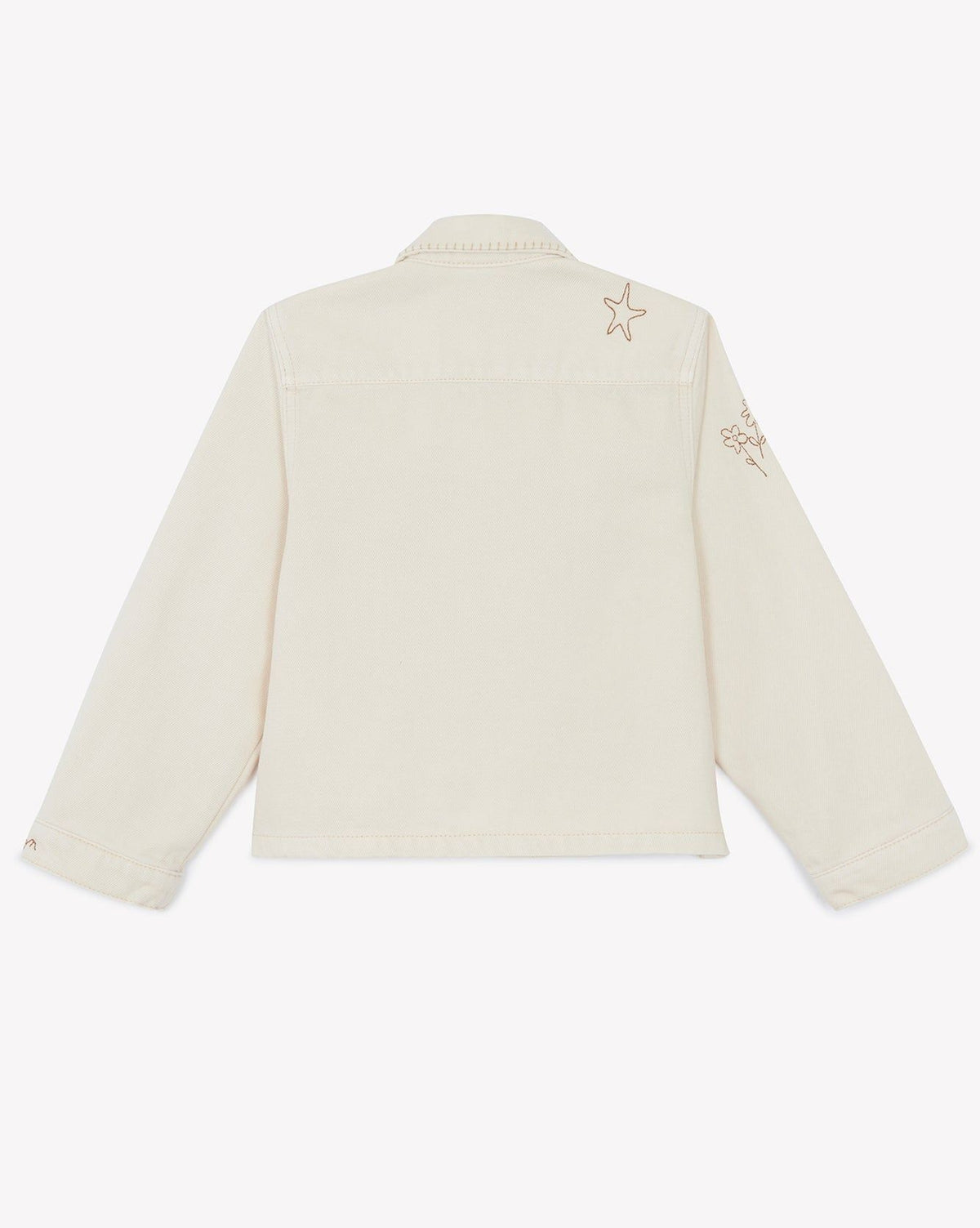 Ermana cotton jacket - Ecru Bonton