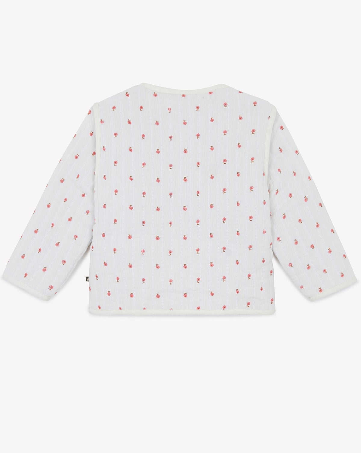 Louane printed cotton jacket - Ecru Bonton