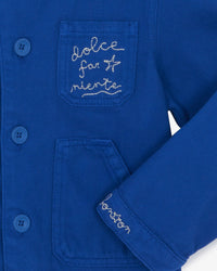 Liam cotton jacket - Crazy Blue