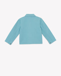 Larry cotton jacket - Blue Fish