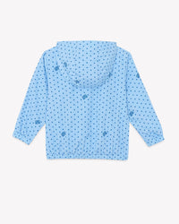 Bonton Star Print Jacket - Aqua