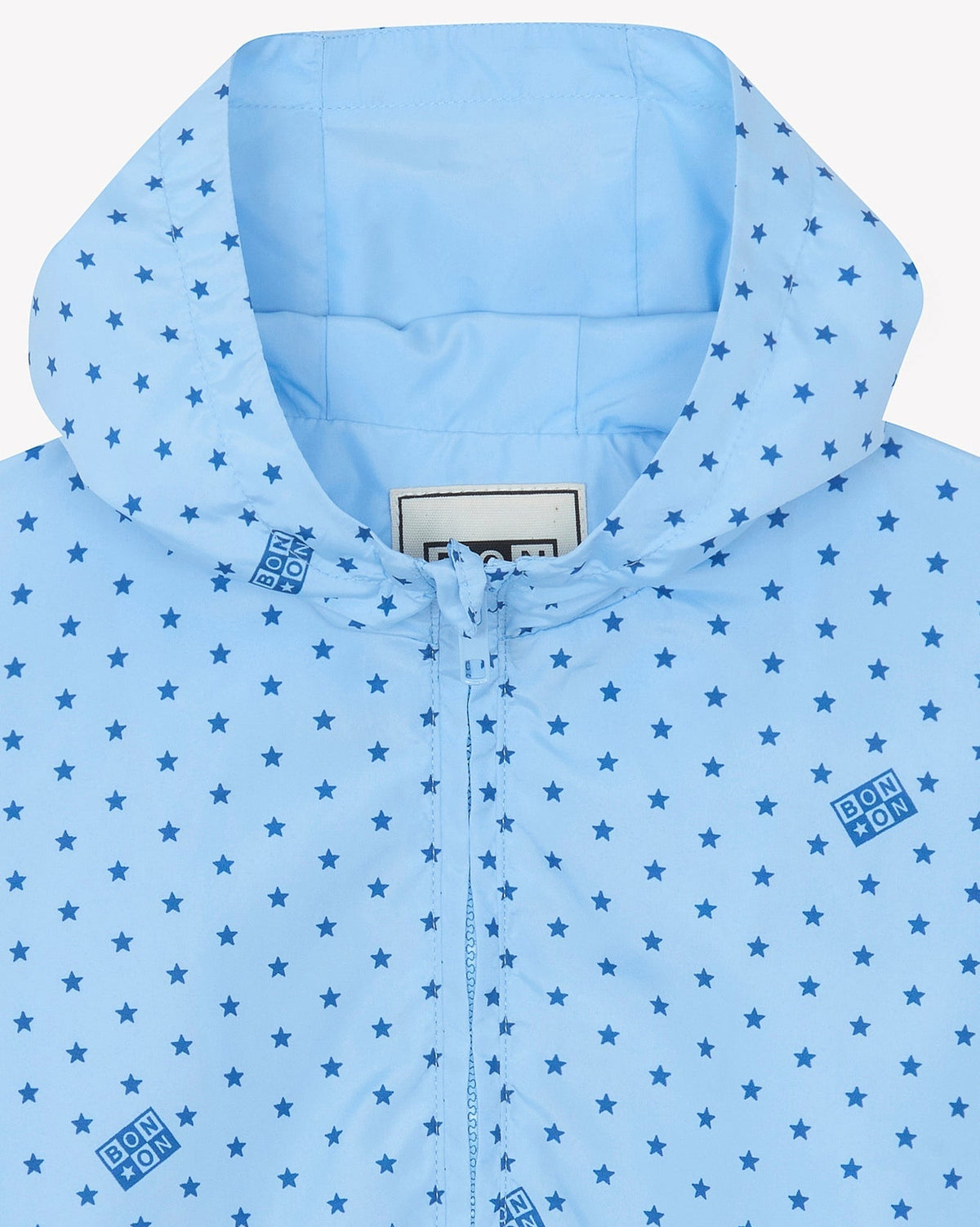 Bonton Star Print Jacket - Aqua