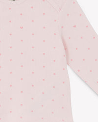 Ensemble de pyjama 2 pièces avec étoiles en coton - Rose Parfait