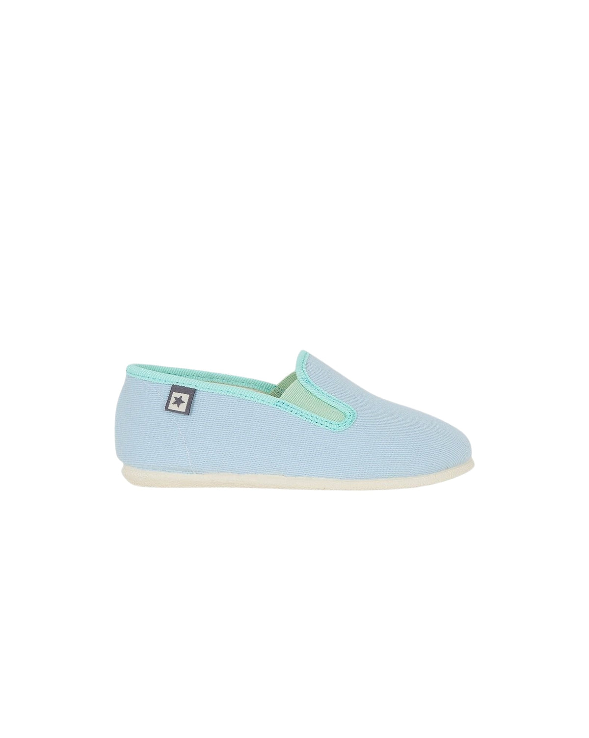 John cotton slippers - Dodo Blue