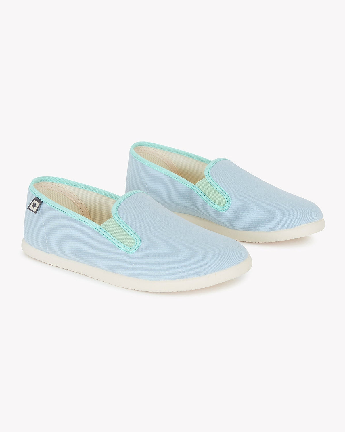 John cotton slippers - Dodo Blue