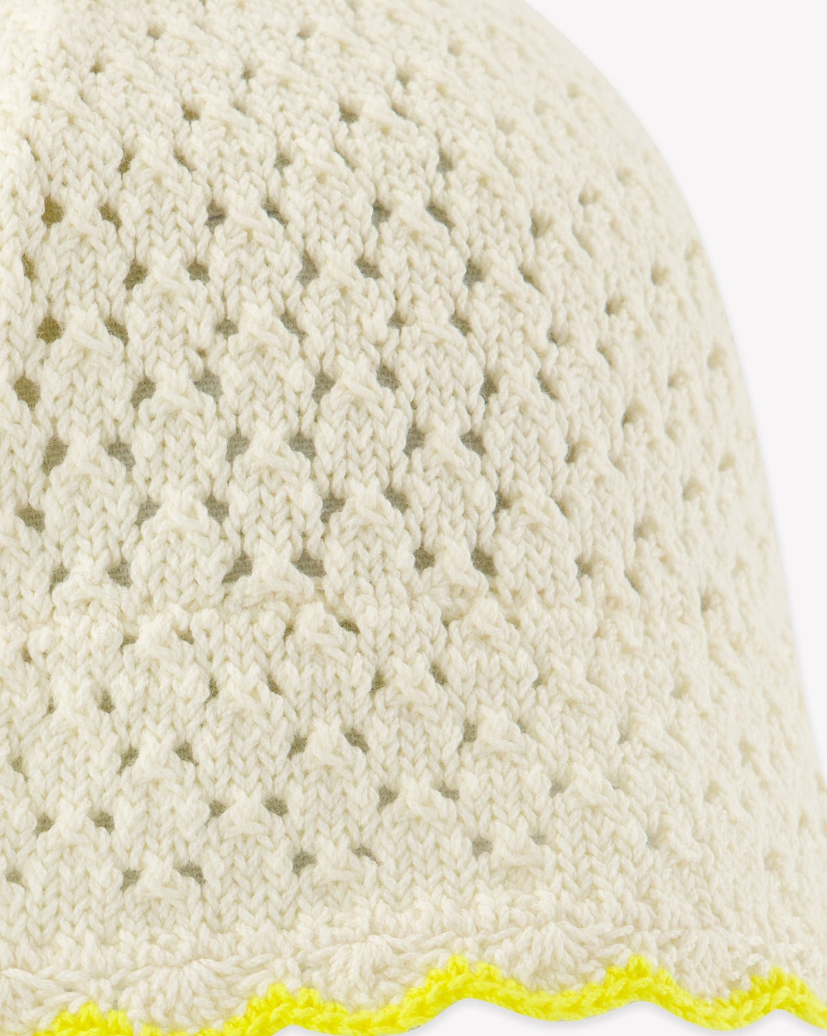 Bob Crochet en coton - Ecru Bonton