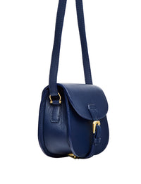 1qty NEW  / Sac bandoulière Baby Flâneur en cuir -  Blue Navy