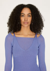 Robe midi Bacall - Techno Blue