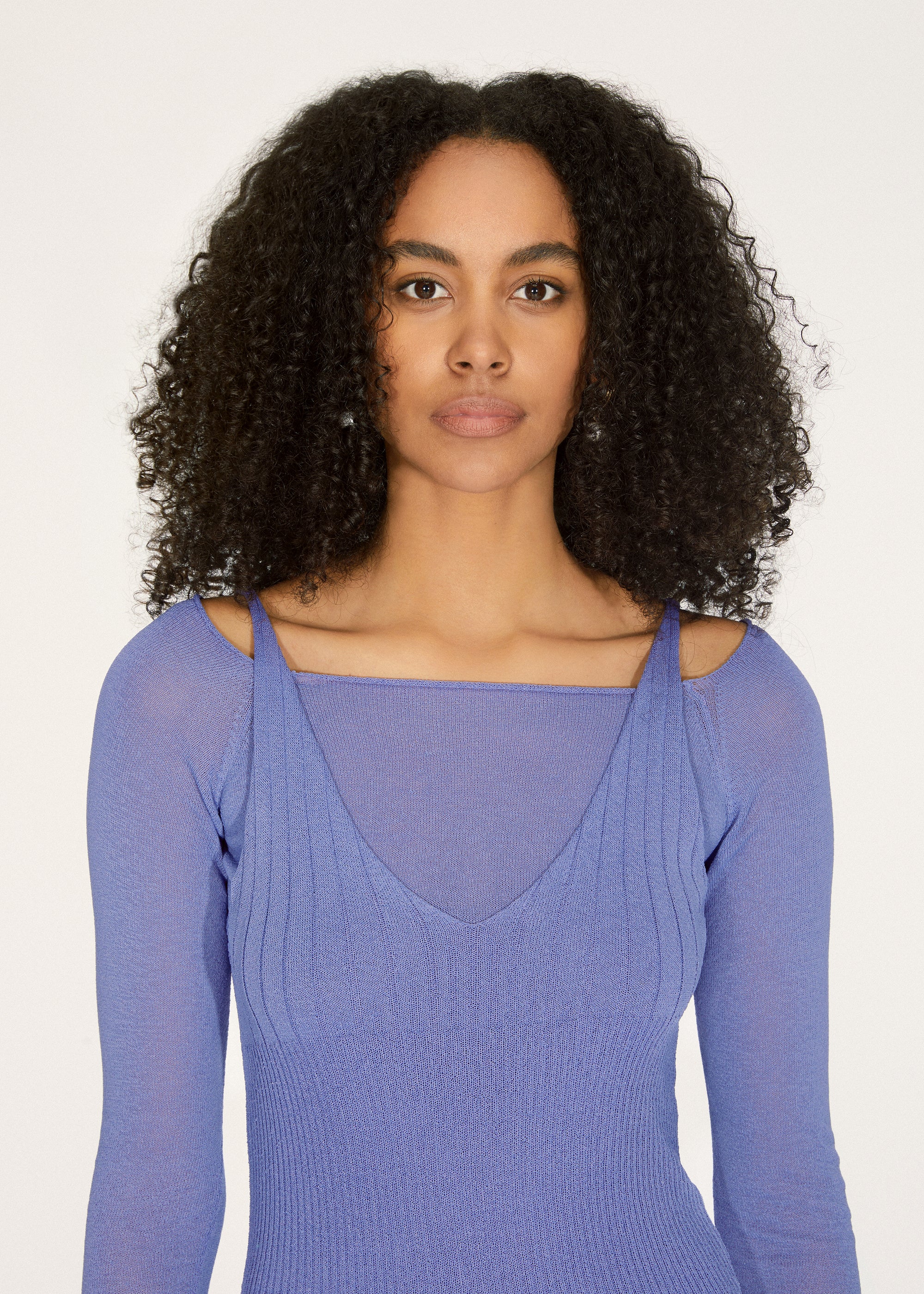 Robe midi Bacall - Techno Blue