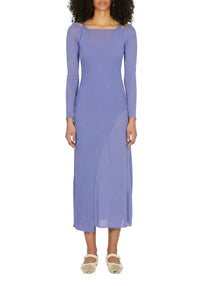 Robe midi Bacall - Techno Blue