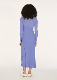 Robe midi Bacall - Techno Blue