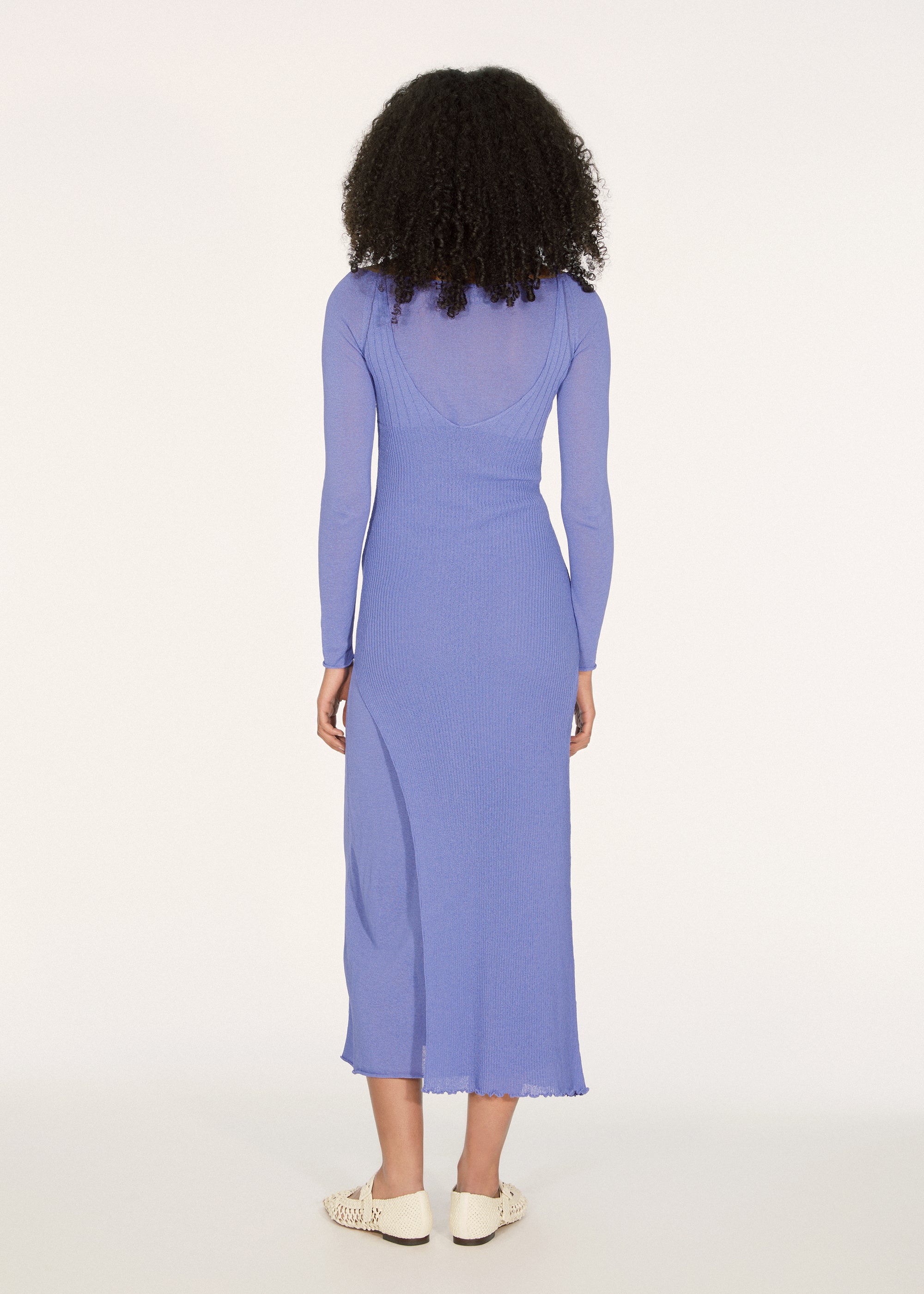 Robe midi Bacall - Techno Blue