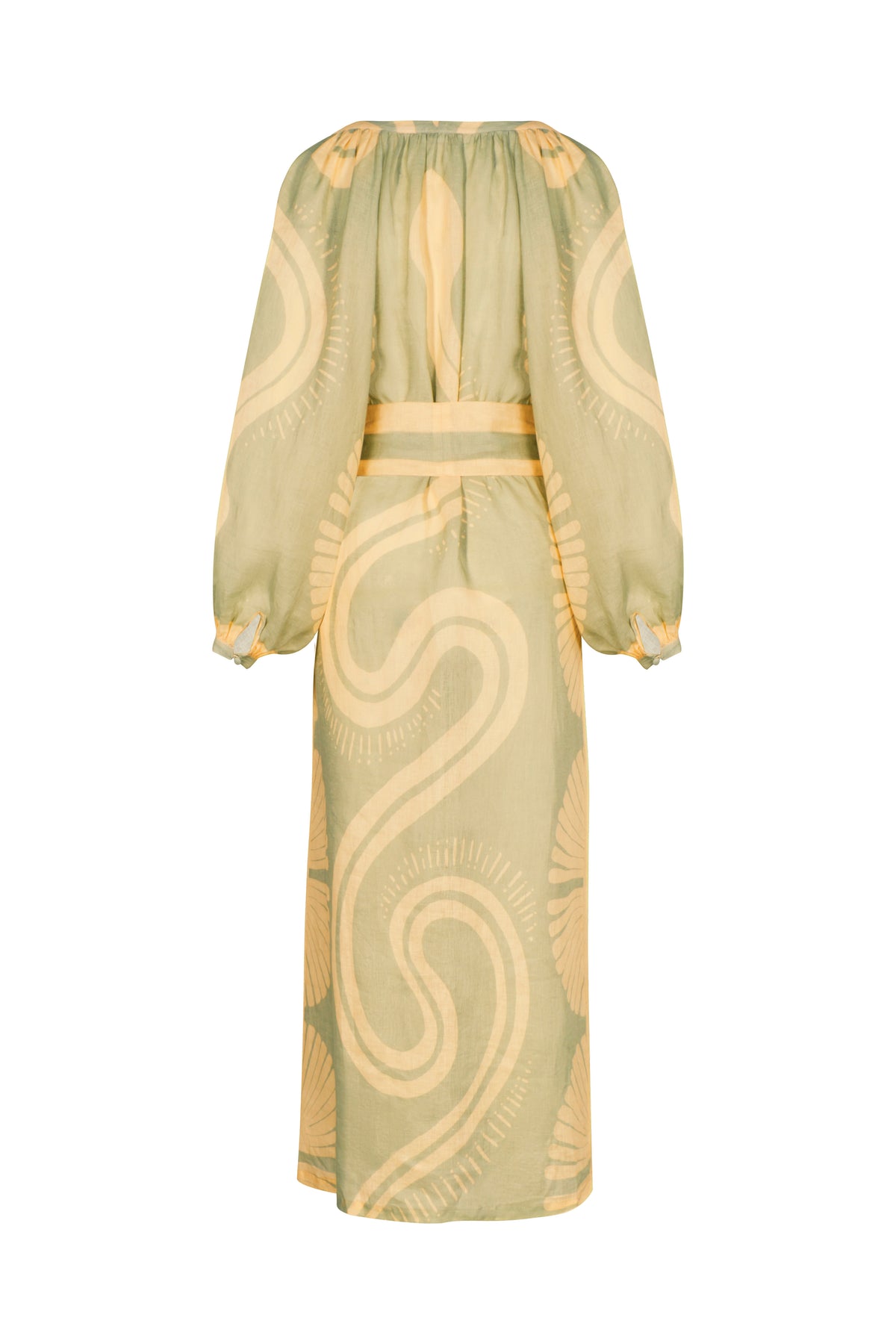 Green / Divinatory Word Dress