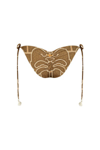 Camel / Palms Nado Sagrado Bikini Bottom