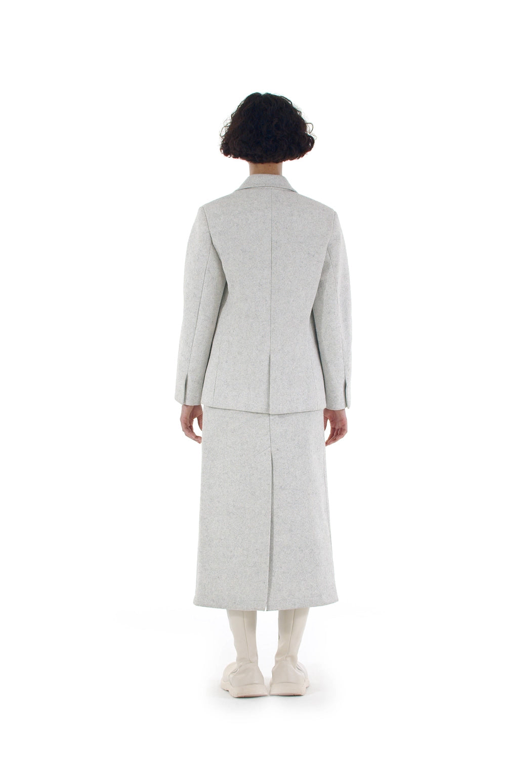 Classic wool blazer - Light Grey