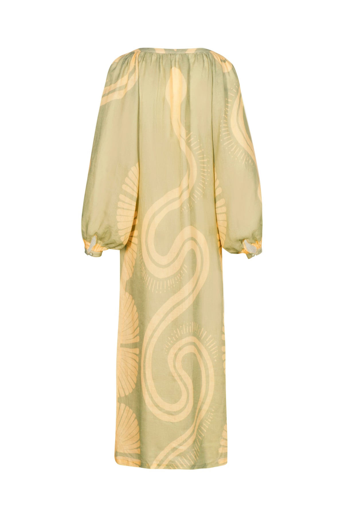 Green / Divinatory Word Dress