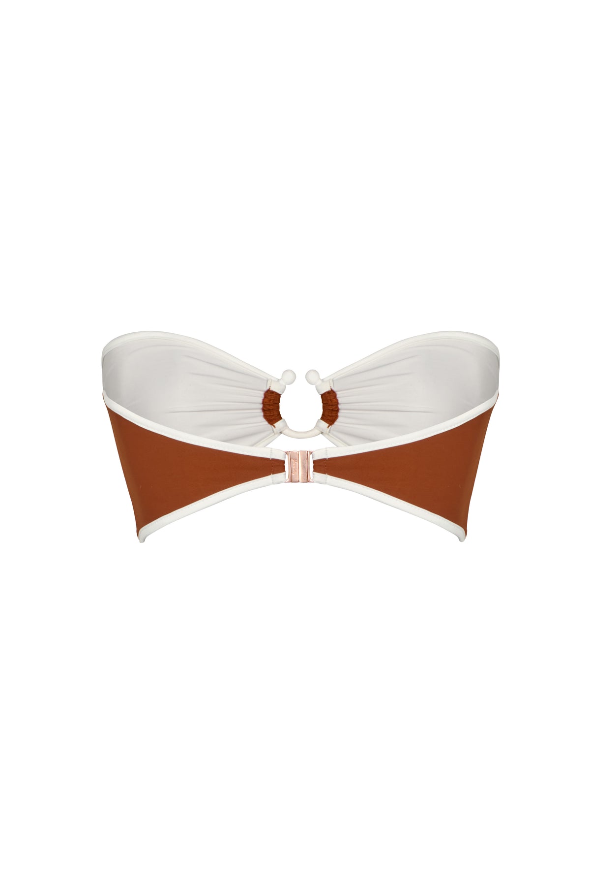Brown / Intense Colorings Bikini Top in Terracota