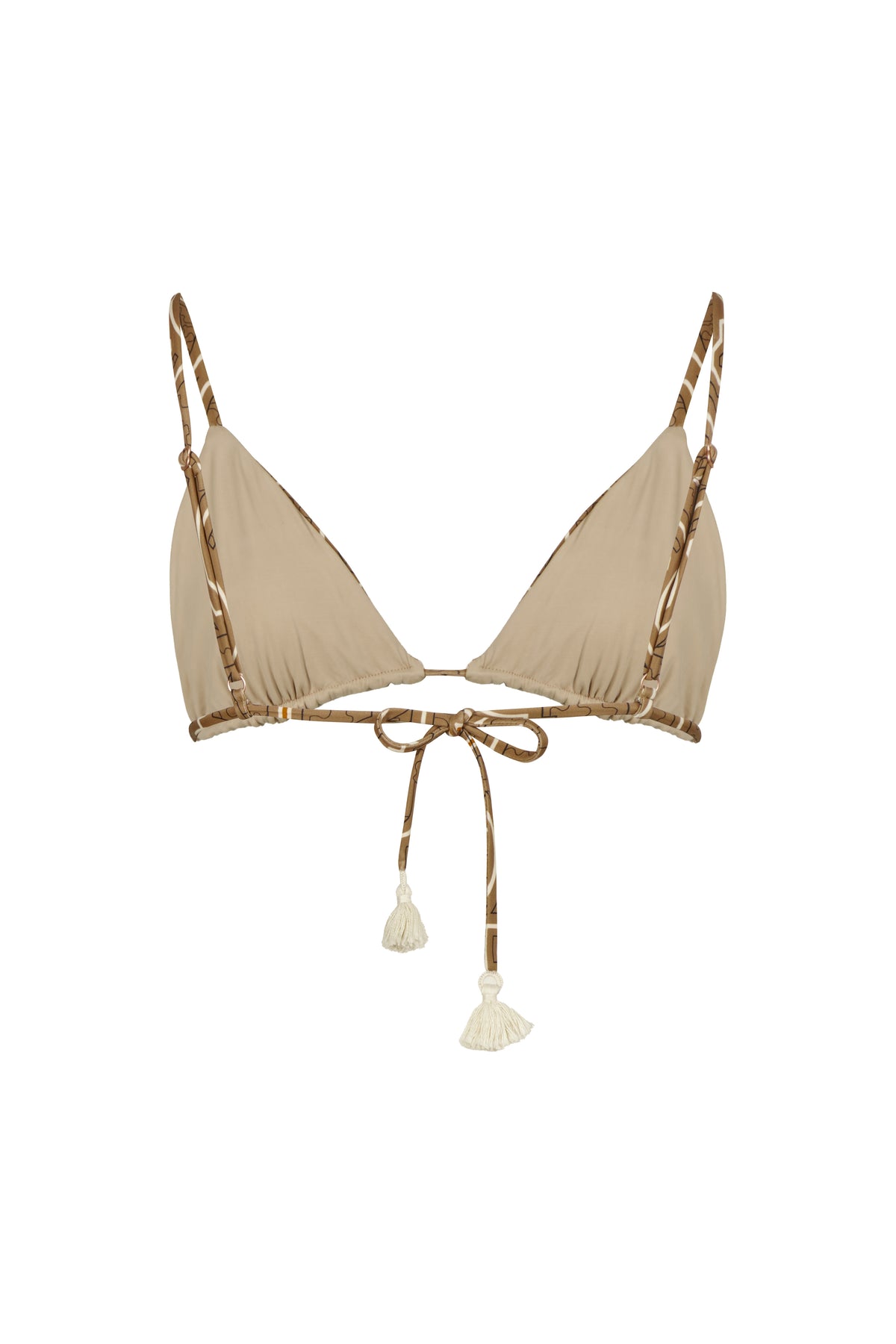 Camel / Palms Konibo Bikini Top