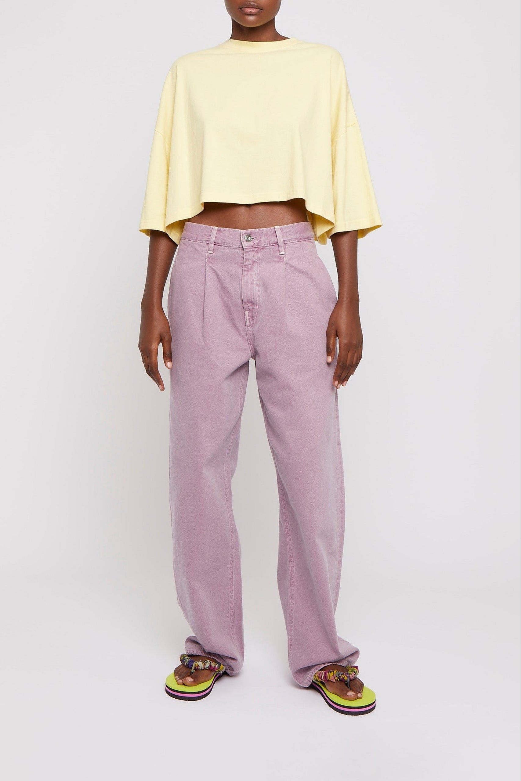 T-shirt Baddy coupe courte - Pink