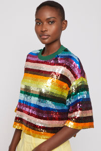 ZNOSTOCK_STRIPES TOP TRAVAILLE BADDY - Stripes