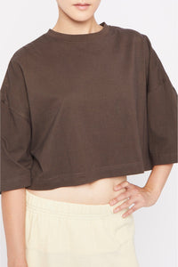 T-shirt Baddy à manches courtes - Brown
