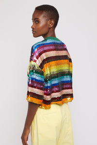 ZNOSTOCK_STRIPES TOP TRAVAILLE BADDY - Stripes
