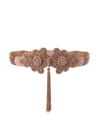 Ceinture Badia brodée - Beige