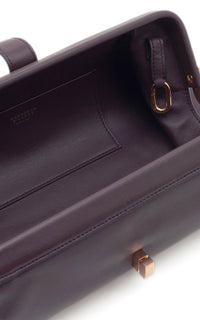 Bordeaux / Sac Paola en cuir - Bordeaux