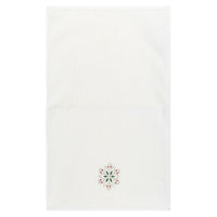 Univers de bain Flocons - Argent & Vert & Rouge