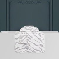 Peau de tigre bath set - Grey