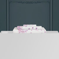 Bath universe Violettes - White