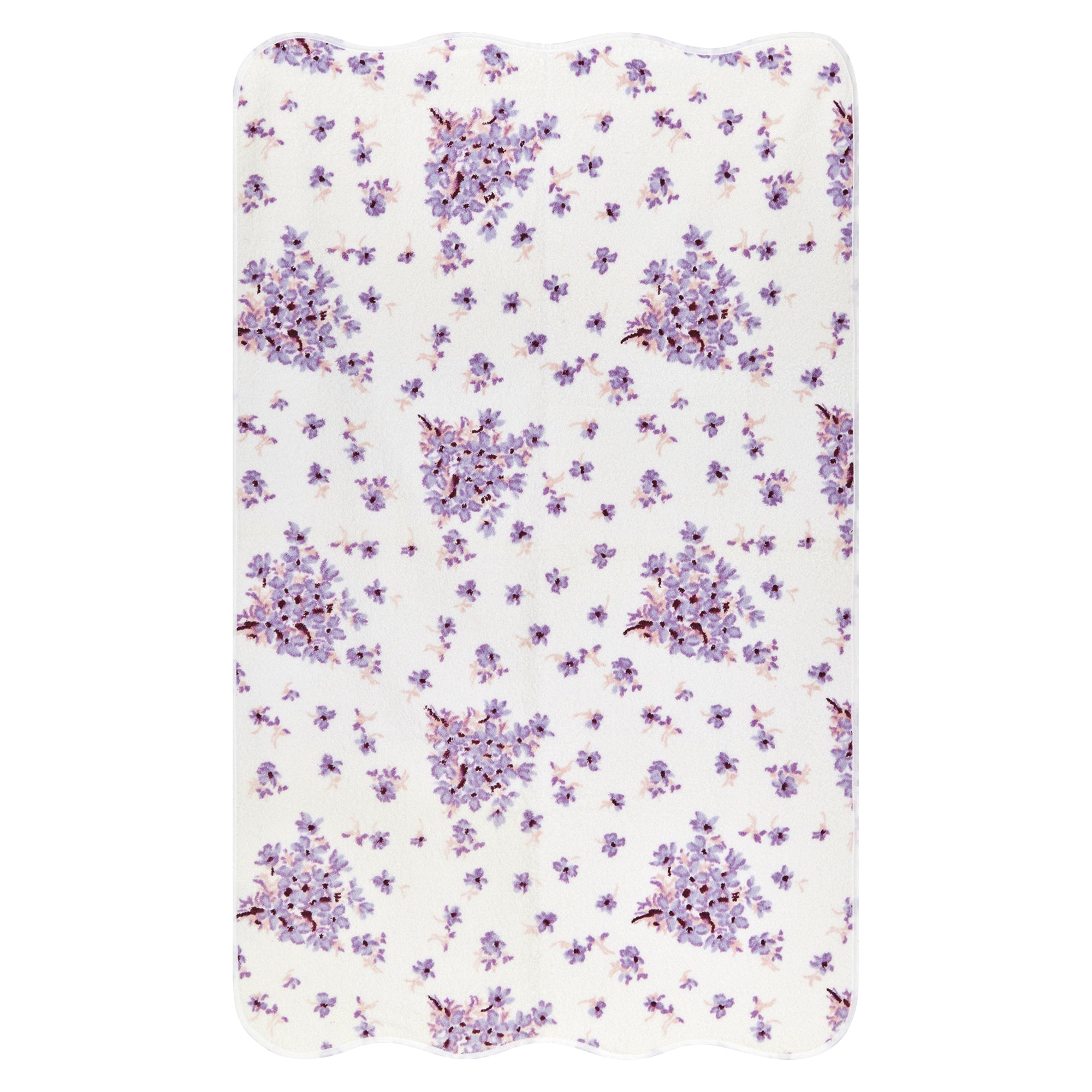 Bath universe Violettes - White