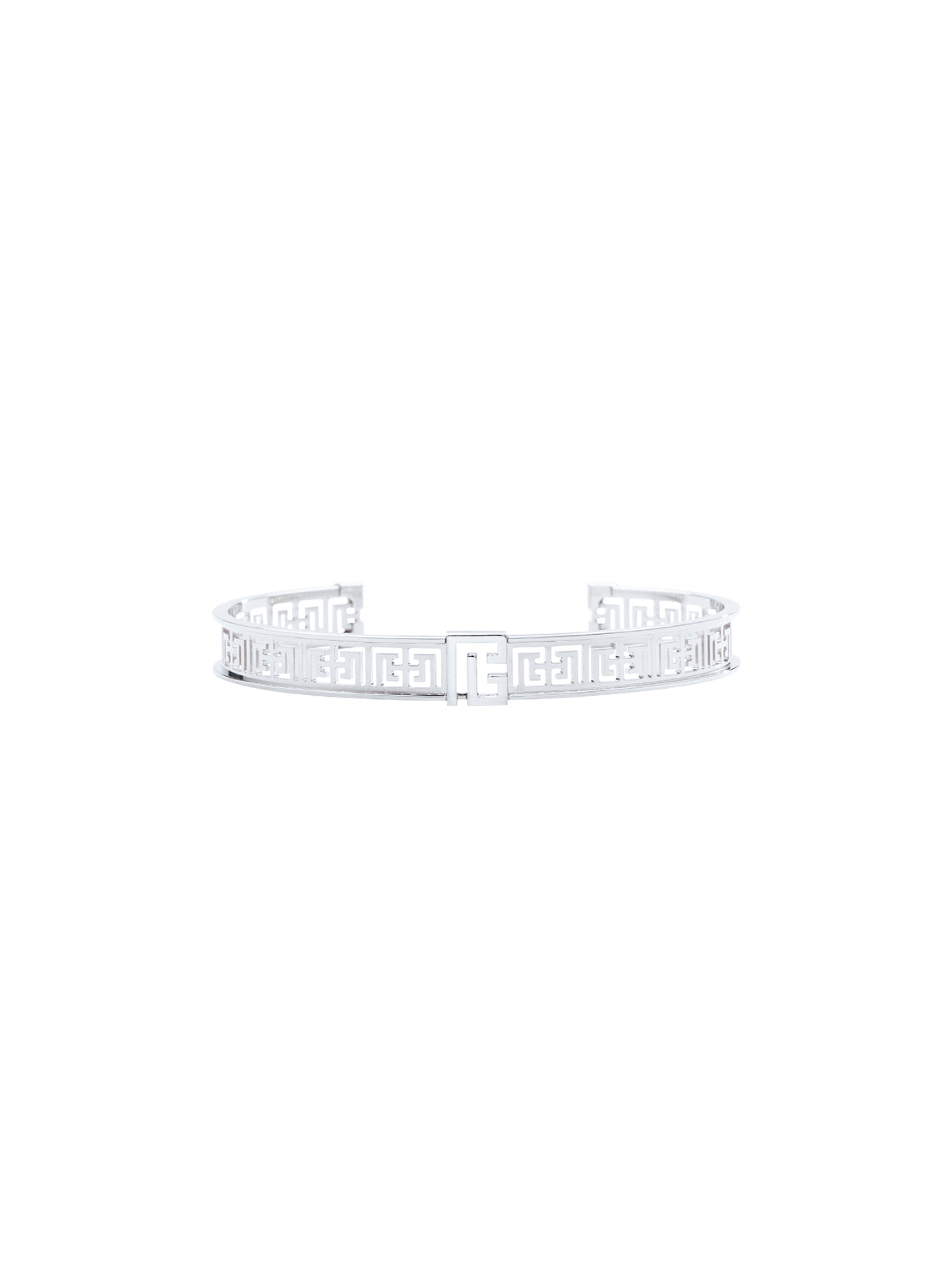 Frieze Labyrinth bracelet in white gold - Gold