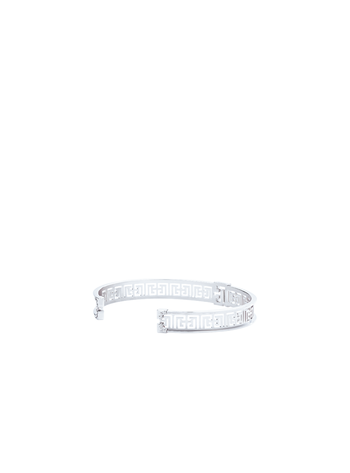 Bracelet frieze labyrinth - Argent