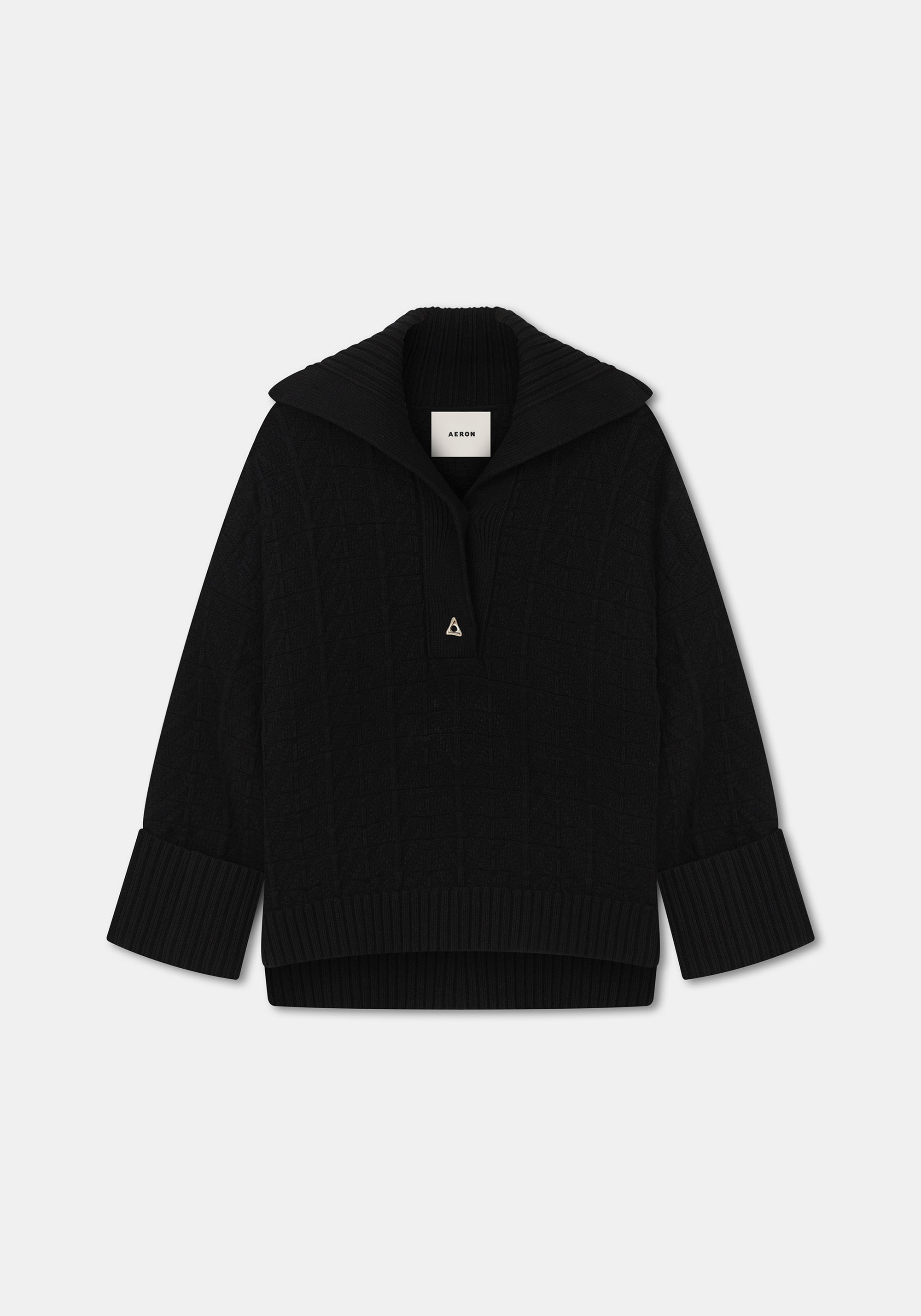 Pull Baker en maille - Black