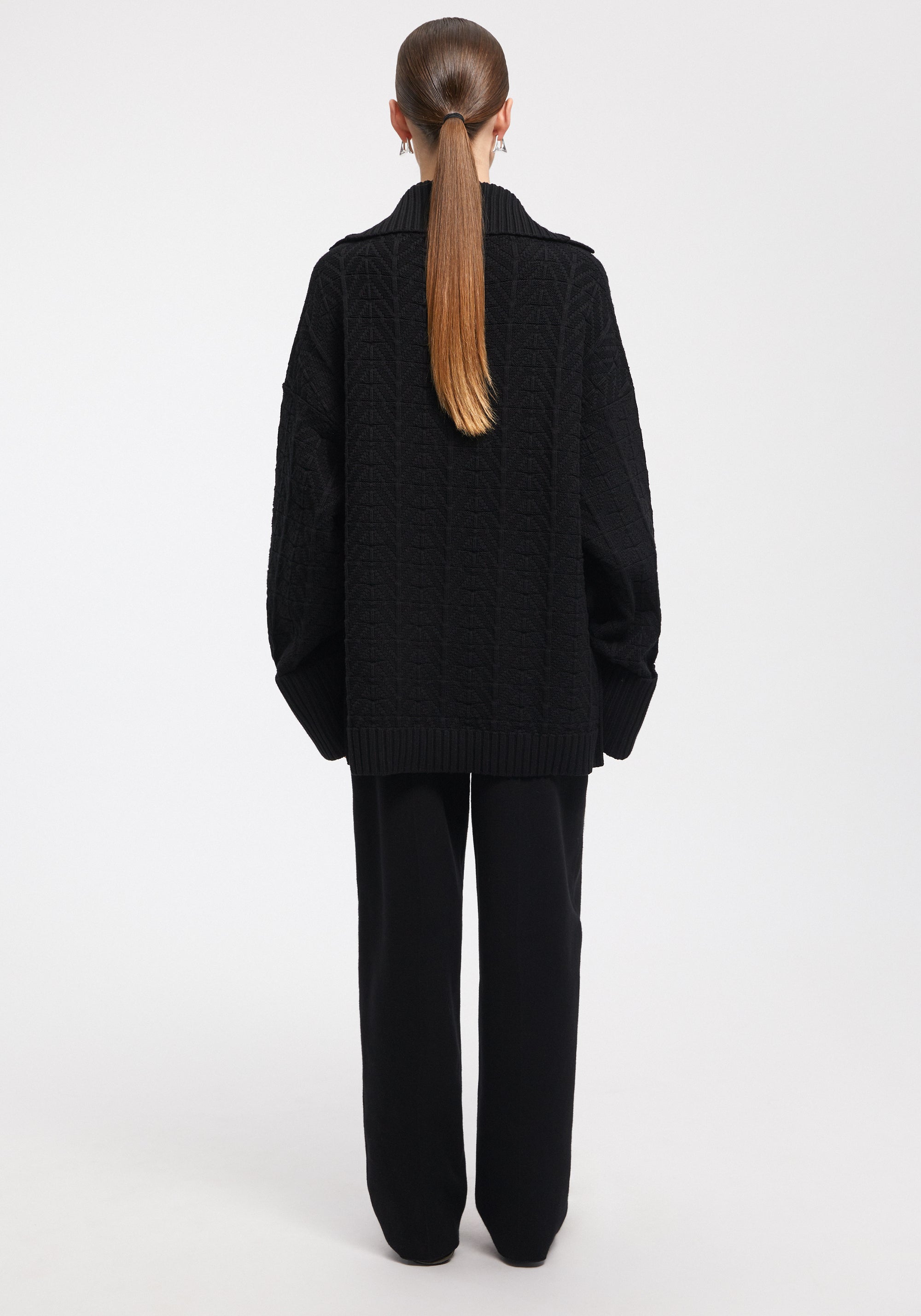 Pull Baker en maille - Black