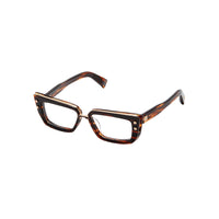Brown Swirl White Gold MADAME Lunettes de vue