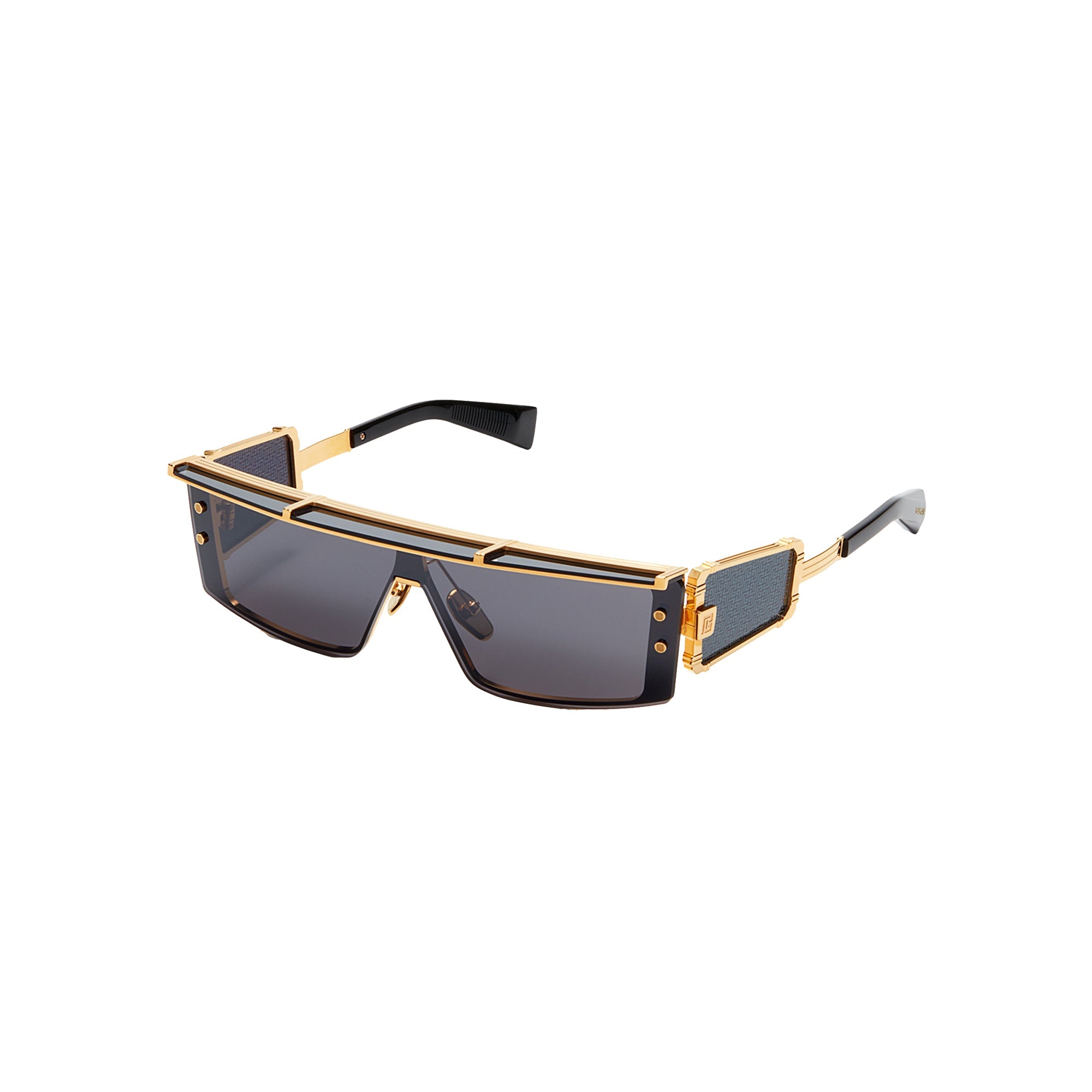 Gold Black Side Lens w /PB pattern WONDER BOY III Lunettes de soleil