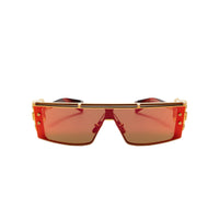 Gold Red Swirl Side Lens w /PB pattern WONDER BOY III Lunettes de soleil