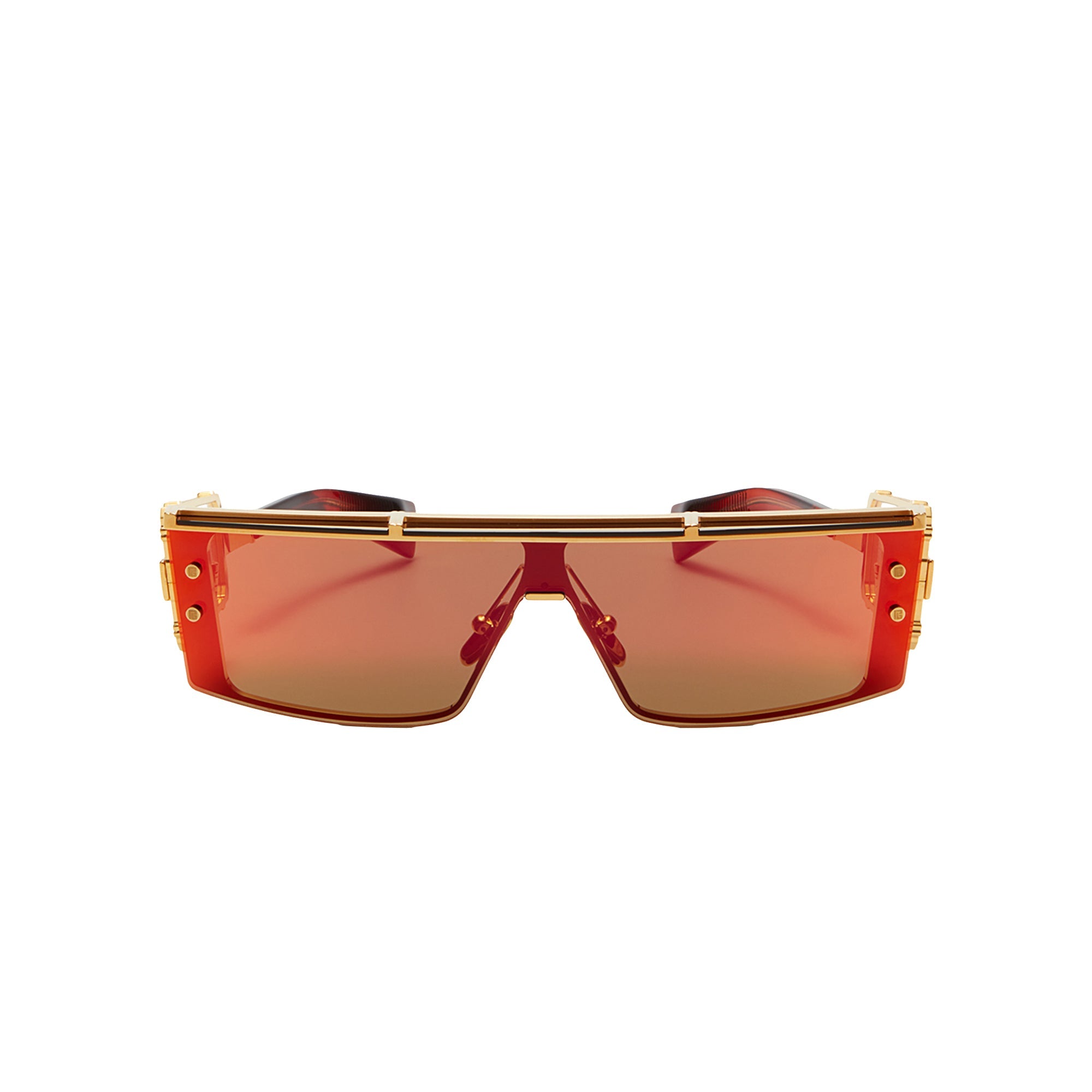 Gold Red Swirl Side Lens w /PB pattern WONDER BOY III Lunettes de soleil